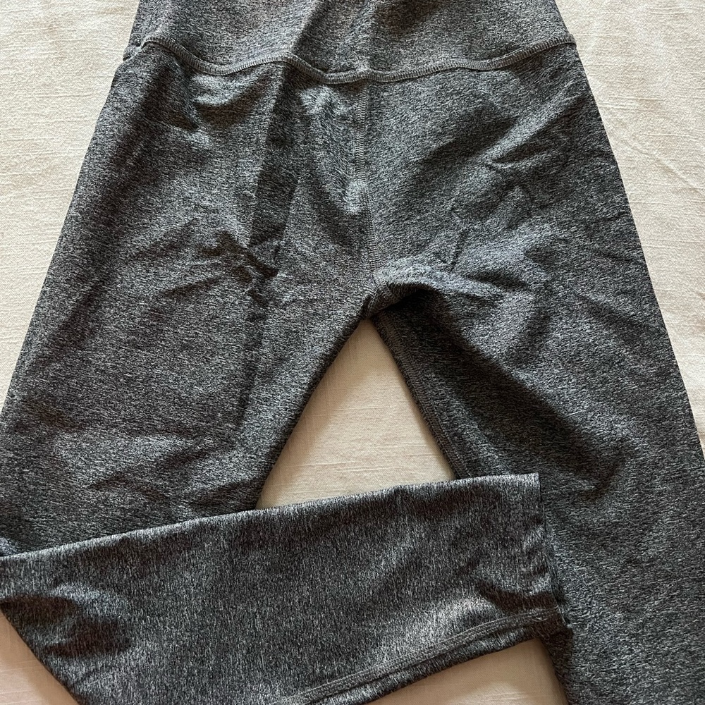 Beyond Yoga Charcoal Heather High-Waist Leggings
